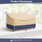 Patio Furniture Cover with Padded Handle and Click-Close Straps